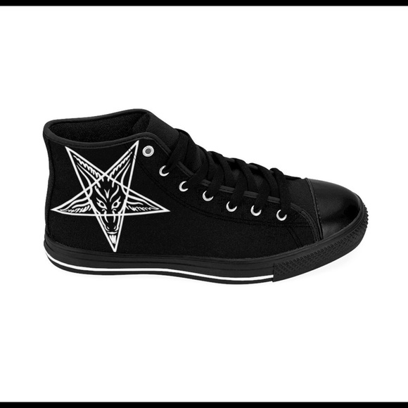 Black Sigil of Baphomet Shoes - Picture 1 of 1